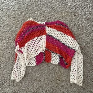 Colorful Knit Women's Sweater